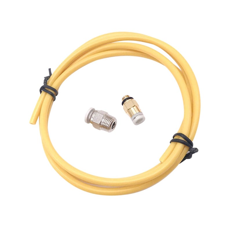 أنبوب PTFE الأصفر اقتران سريع M10 PC4 موصل M6 لطرف الطابعة ثلاثية الأبعاد الساخن - Image 1